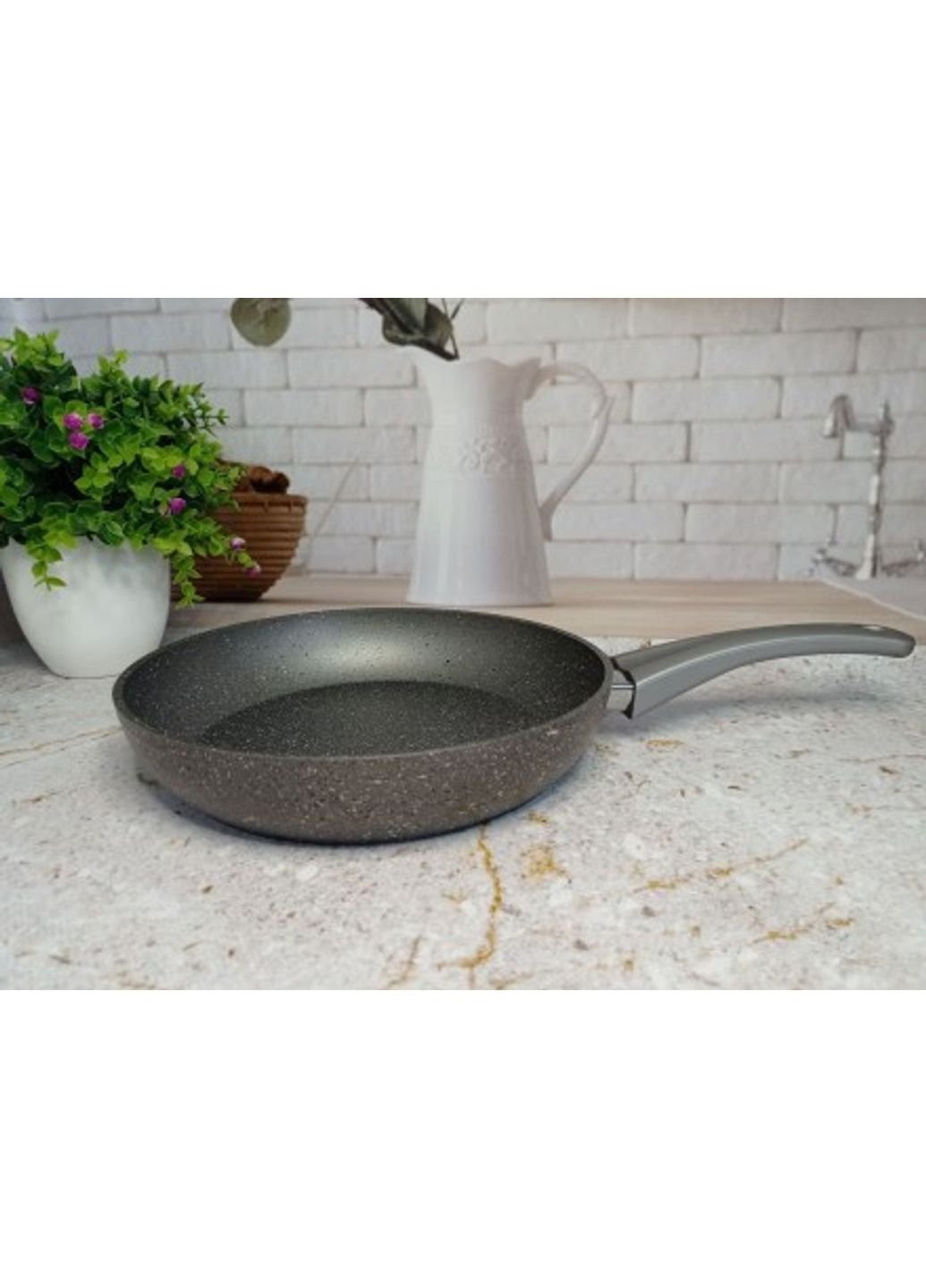 Сковорода універсальна 3210-30-Grey 30 см 3.35 л сіра OMS (253572188)