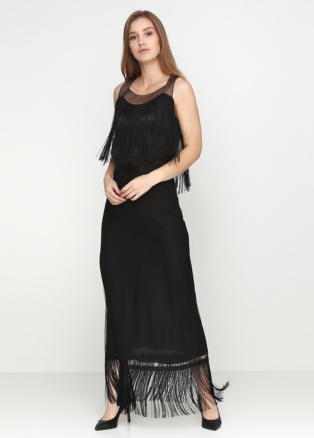 Чорна вечірня сукня, сукня Ralph Lauren однотонна