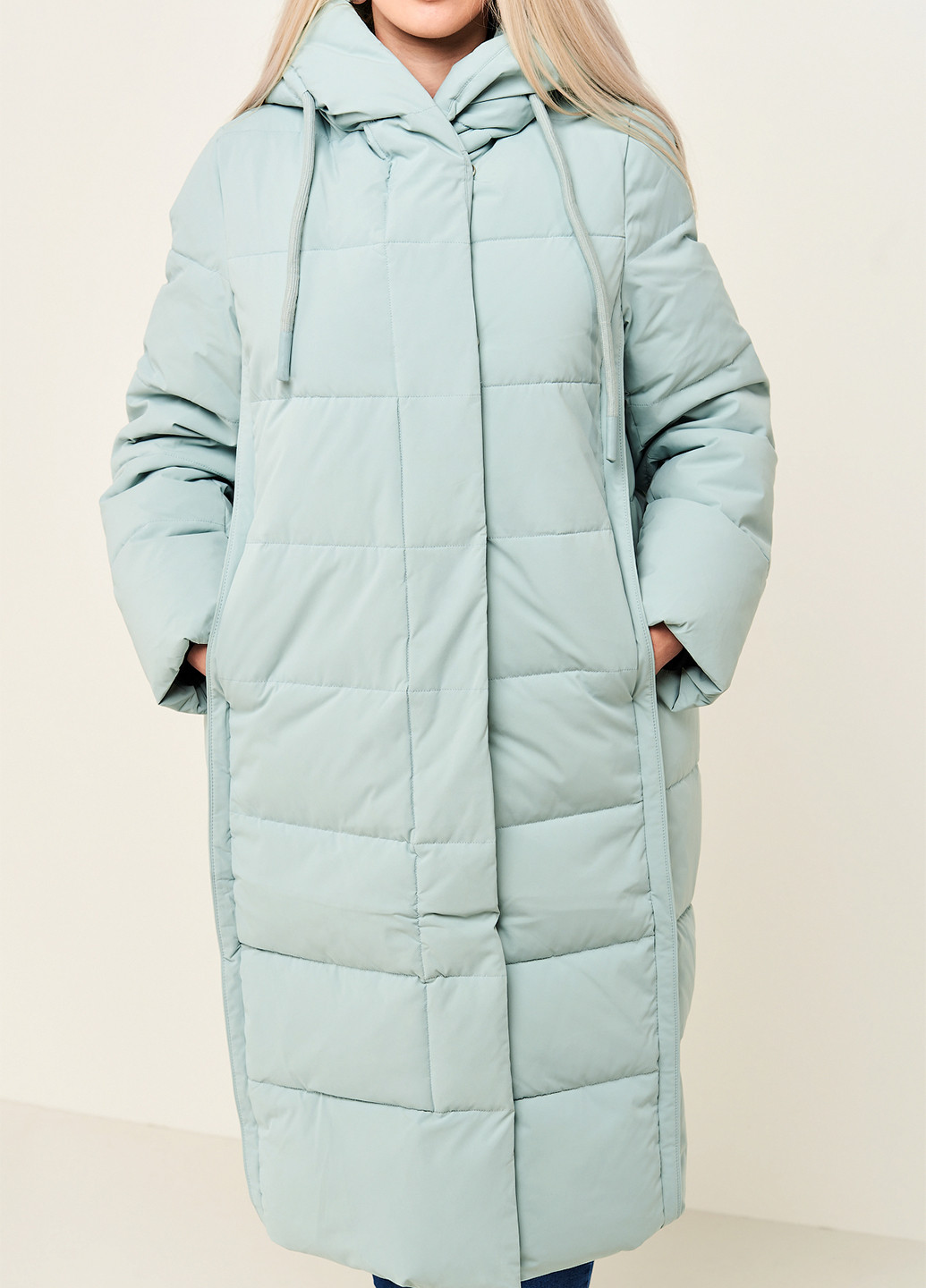 Мятная зимняя куртка Towmy