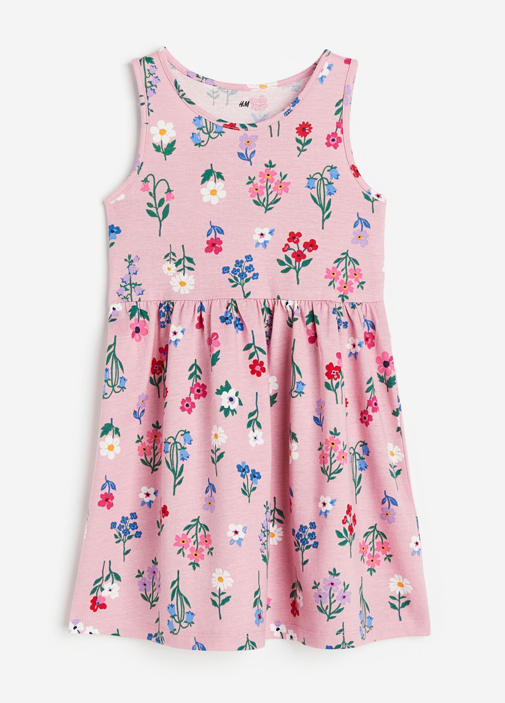 Розовое платье H&M (262738338)