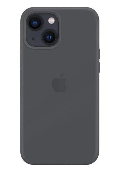 Силиконовый Чехол Накладка Silicone Case для iPhone 13 Dark Grey No Brand (254091895)