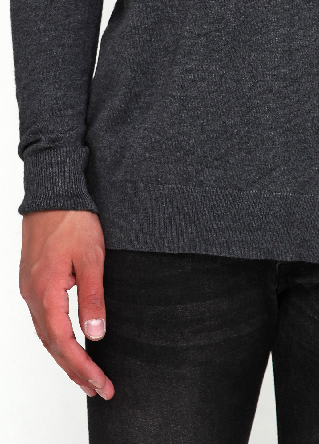 Грифельно-серый демисезонный пуловер пуловер Royal Class