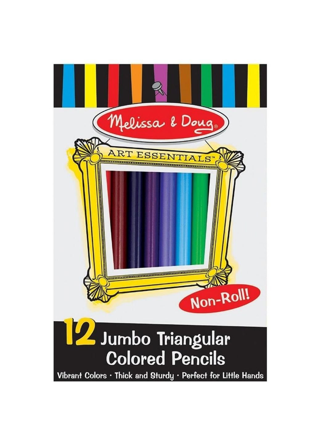 Карандаши цветные Цветные карандаши 12 цветов (MD4119) Melissa&Doug (254067901)