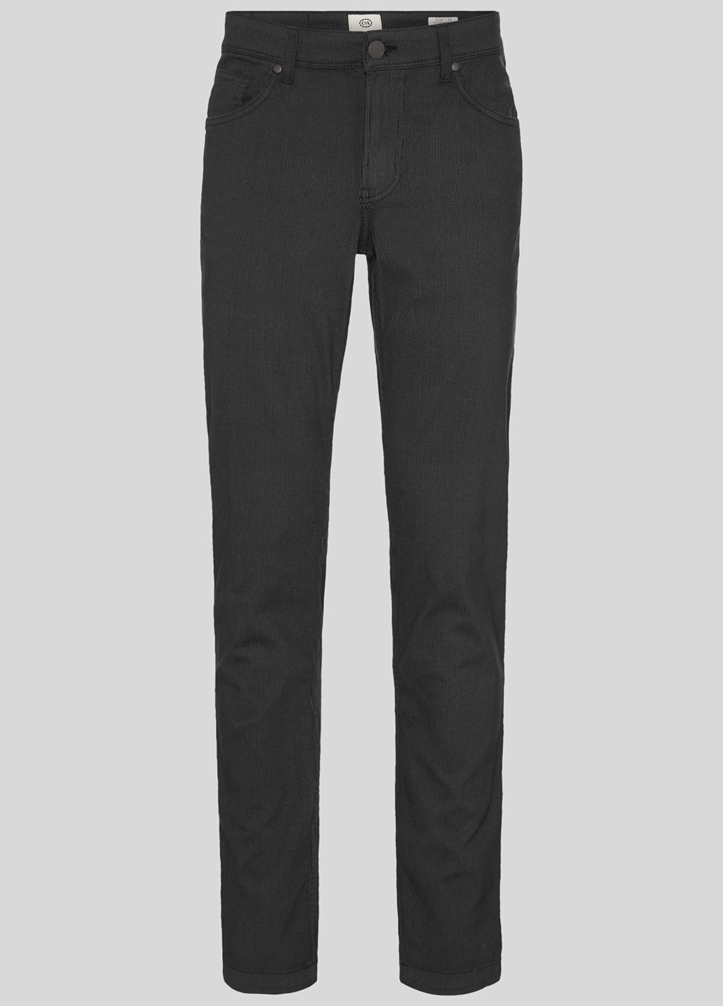 Темно-серые кэжуал демисезонные зауженные брюки C&A