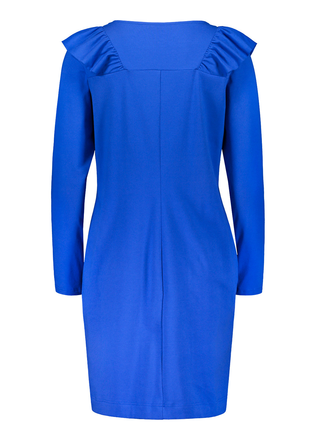 Синее кэжуал платье футляр NOSH однотонное