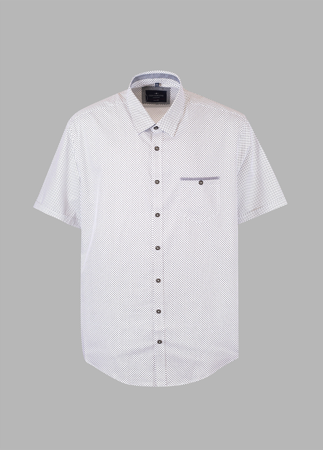 Белая кэжуал рубашка с рисунком Centerline