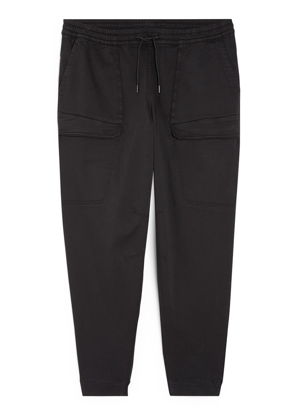 Черные кэжуал демисезонные зауженные, карго брюки C&A