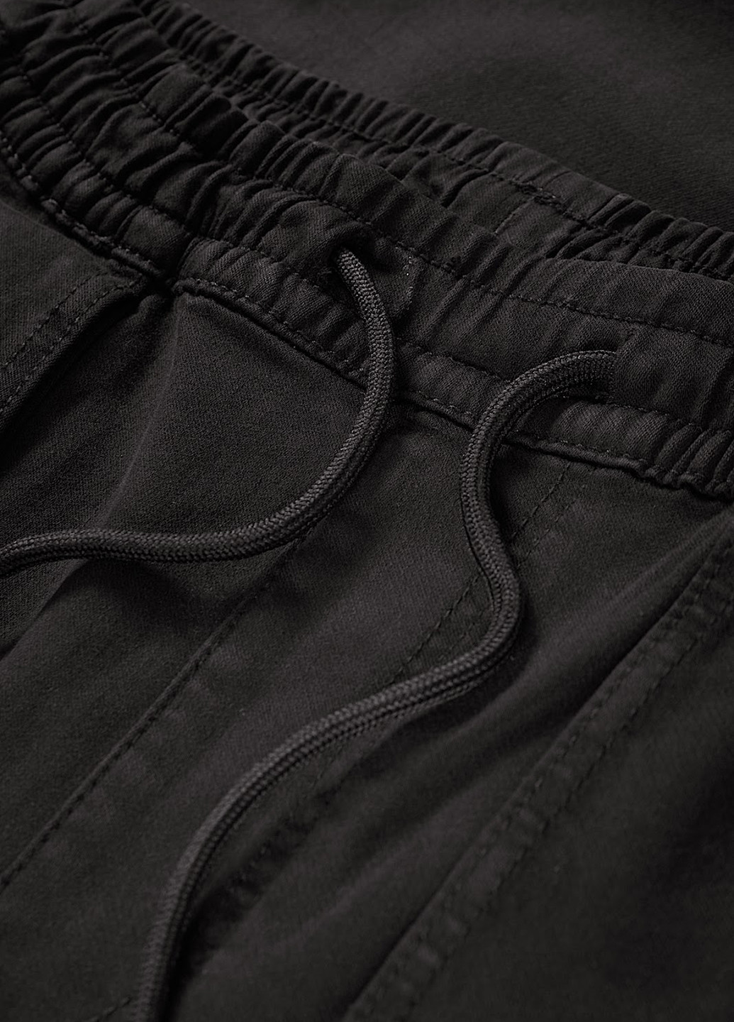 Черные кэжуал демисезонные зауженные, карго брюки C&A