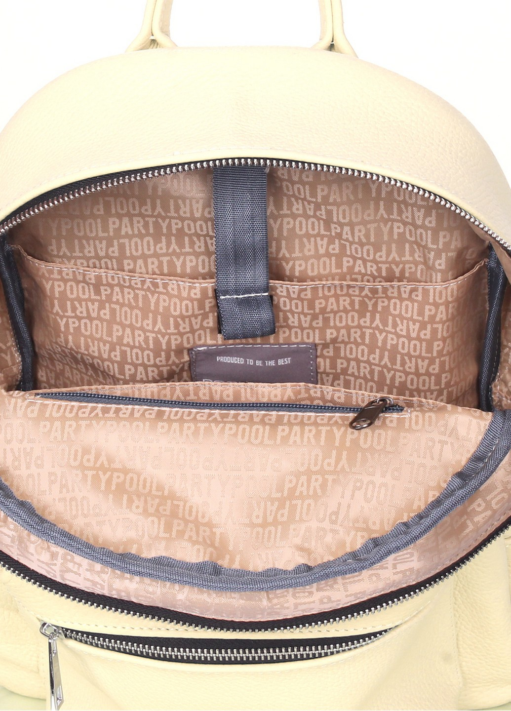 Рюкзак кожаный 27х32х11 см PoolParty (206211471)