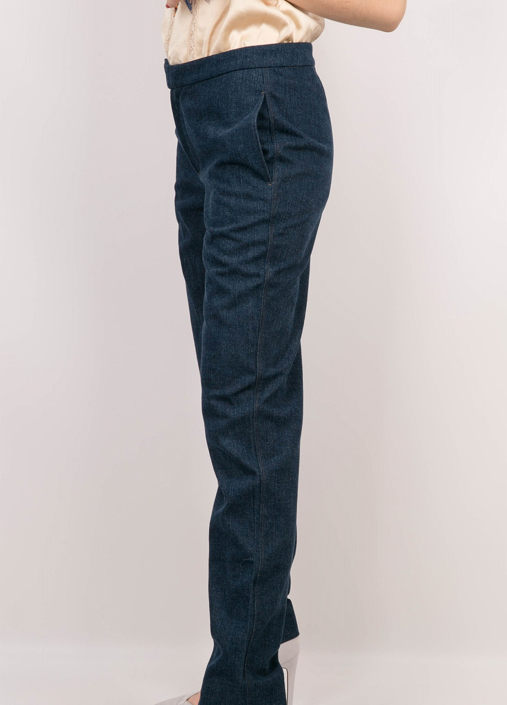 Темно-синие демисезонные зауженные джинсы Ralph Lauren