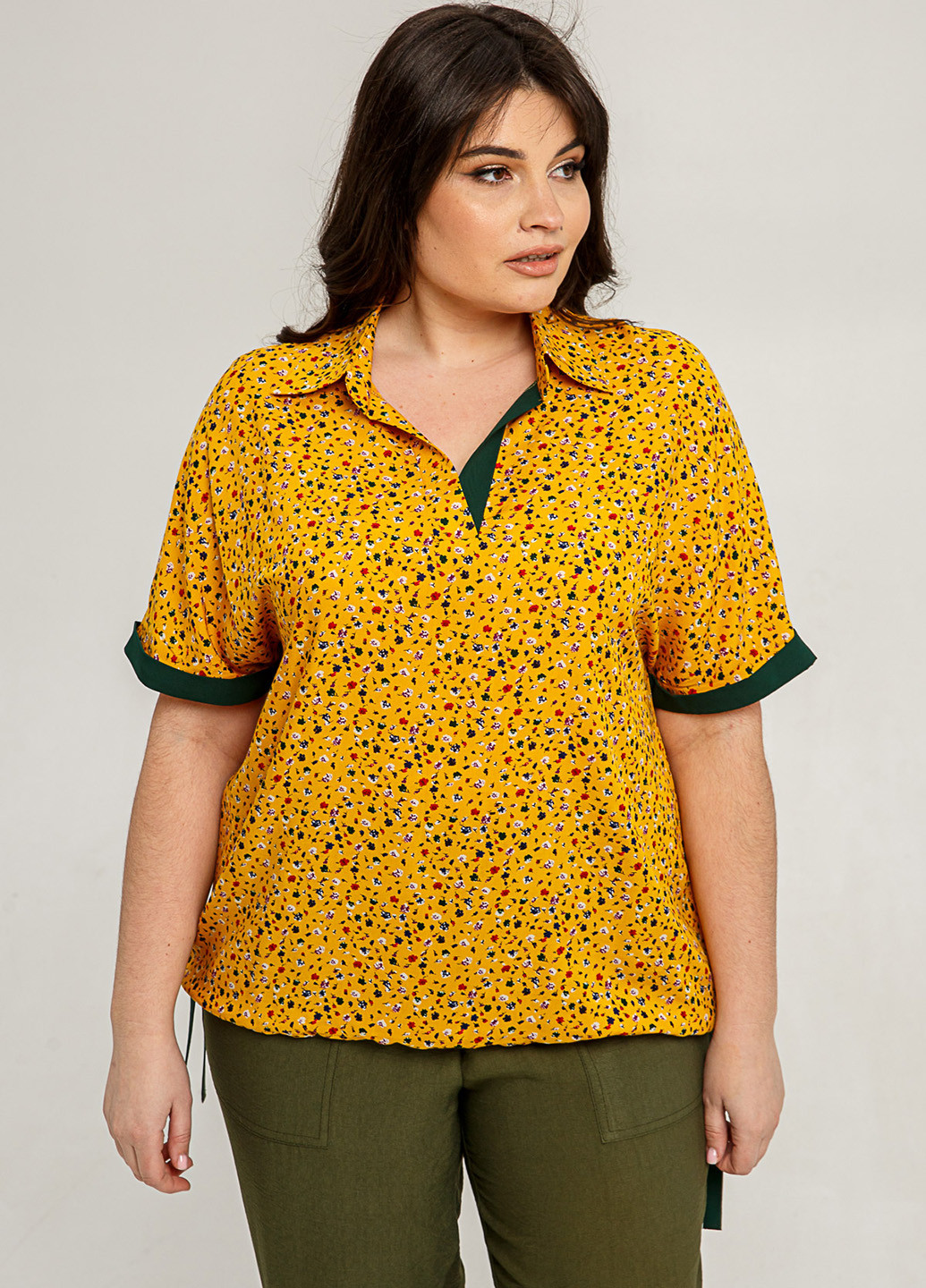 Жовта літня блузка A'll Posa