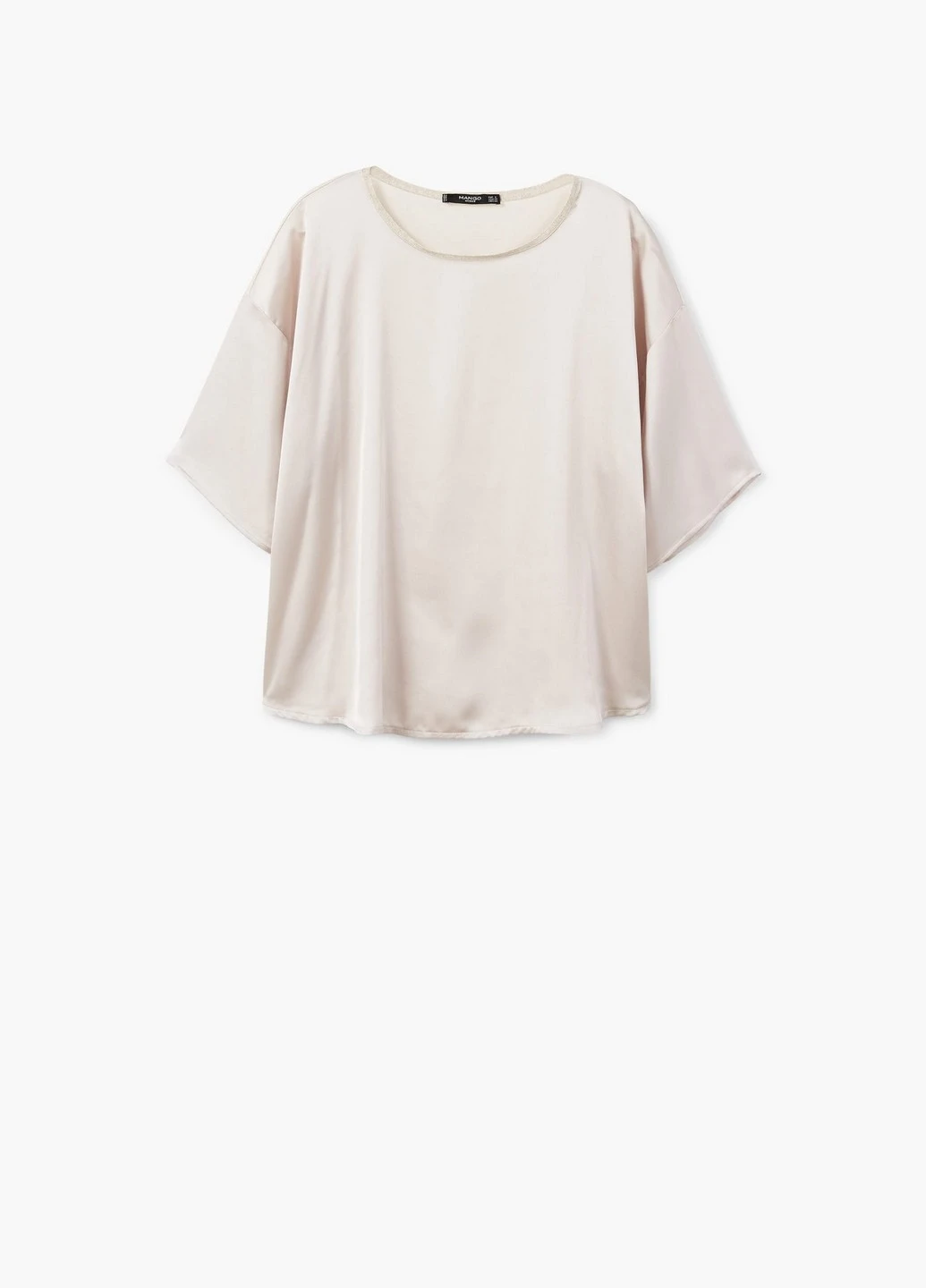 Бежевая блуза Mango