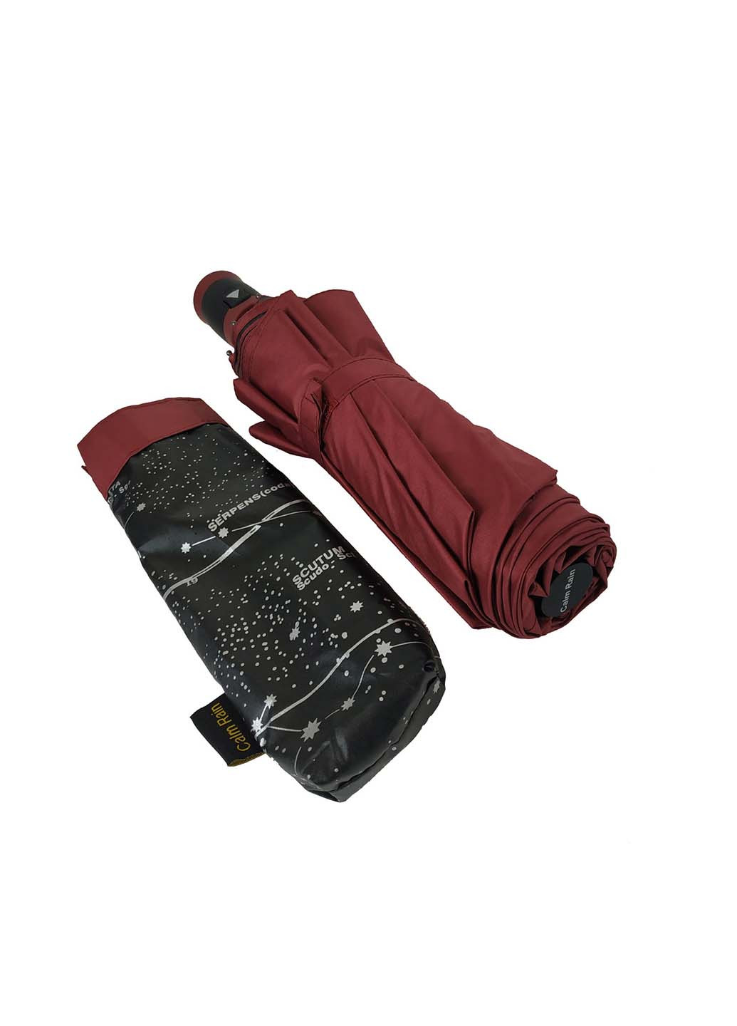 Зонт Max 3065-2 складной бордовый