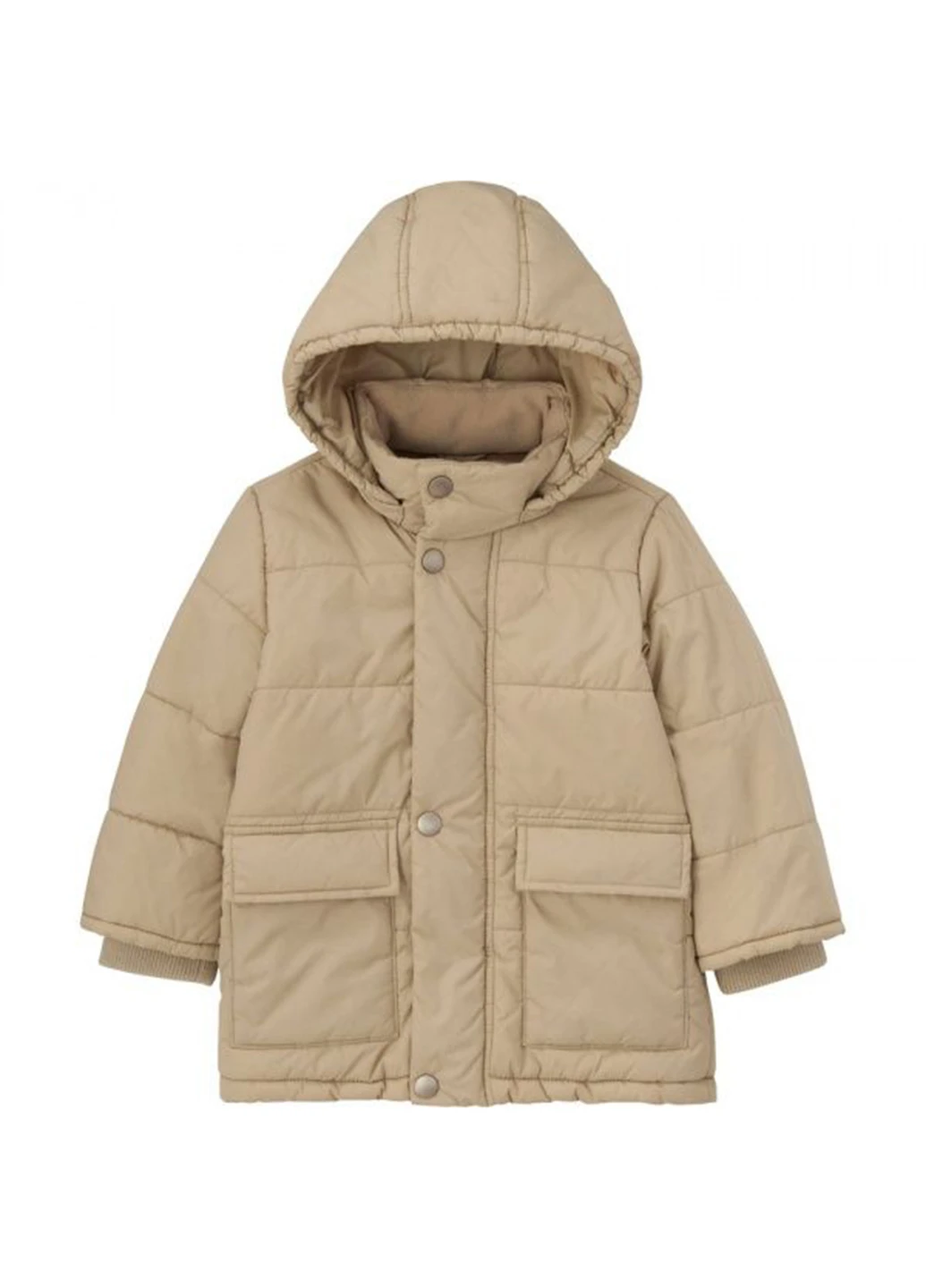 Бежева зимня куртка Uniqlo