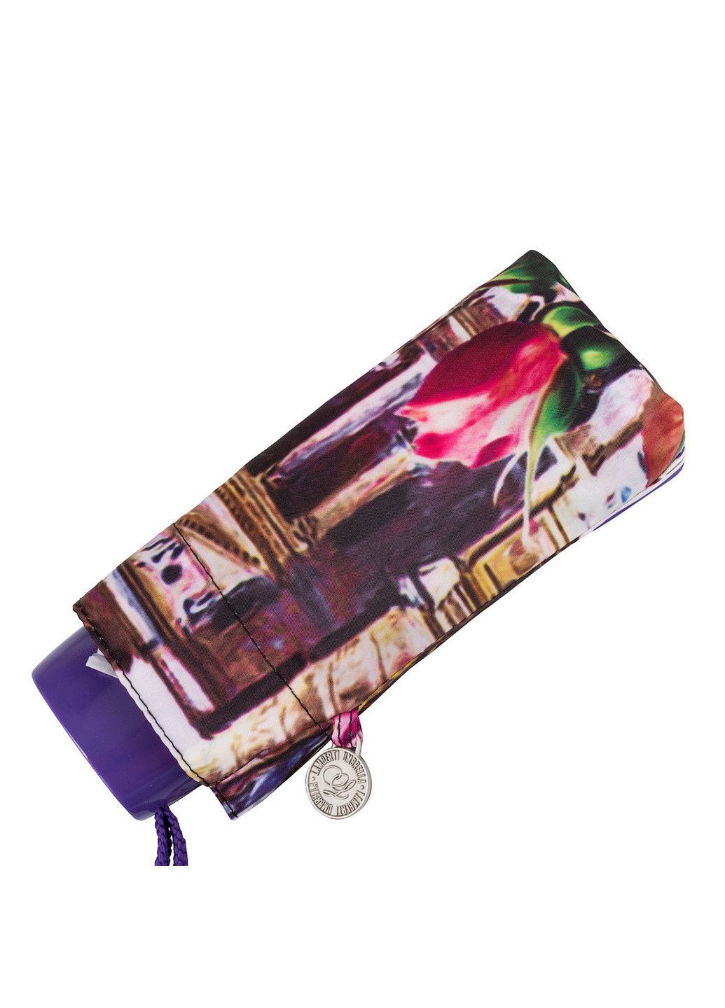 Комбінована складна парасолька хутроанічна 94 см Lamberti (197761786)