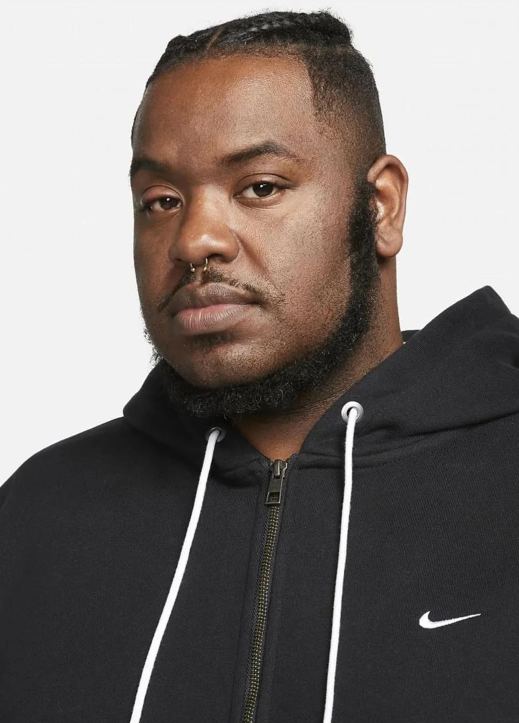 Толстовка DR0403-010 Nike SOLO SWOOSH FULLZIP HOODIE (367205549)