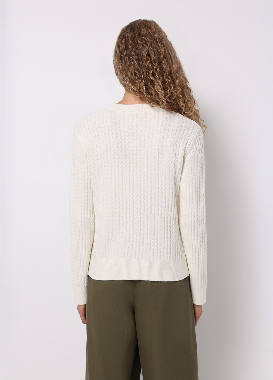 Молочный зимний джемпер джемпер Colin's