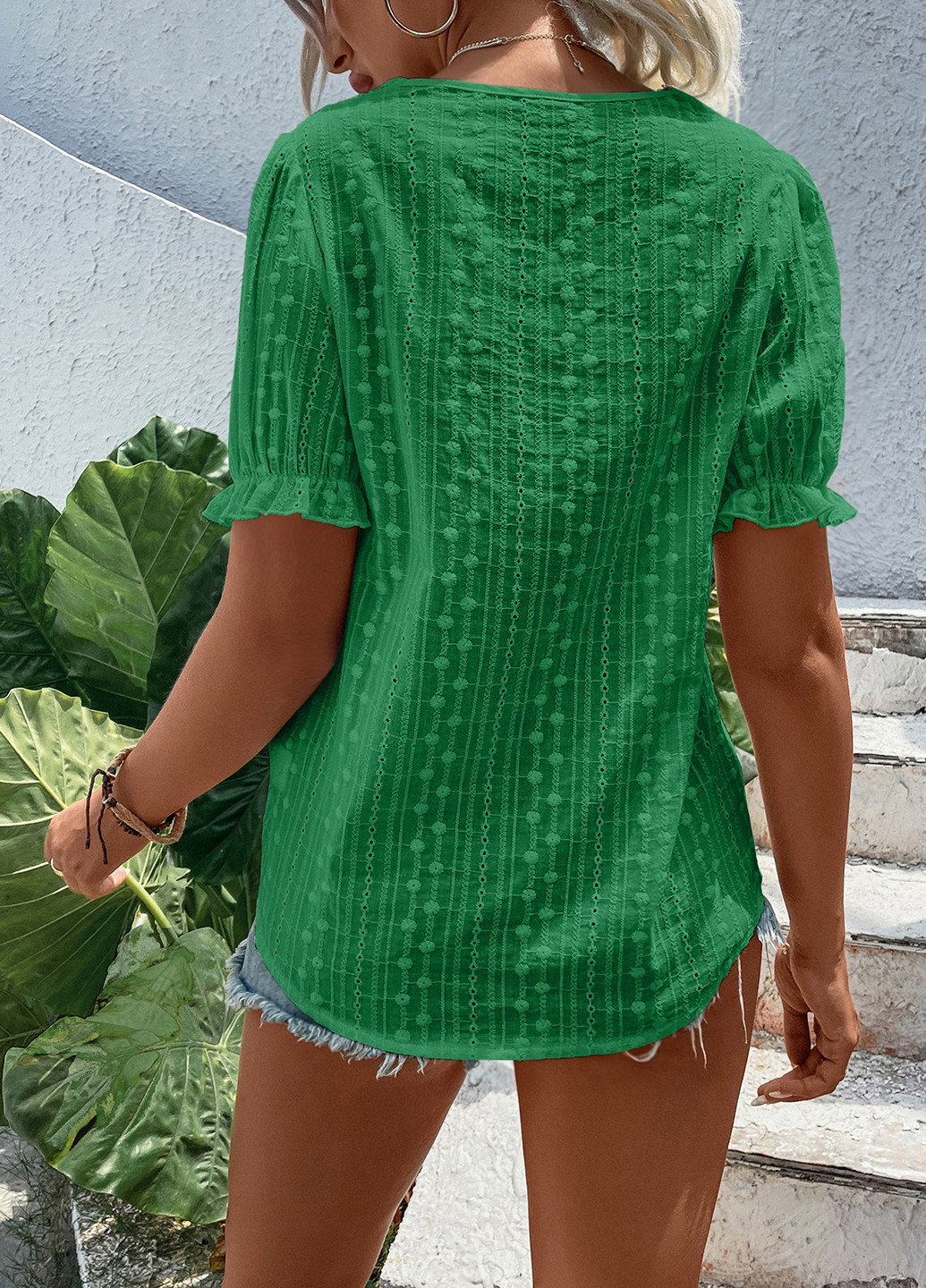 Зелёная блуза SHEIN