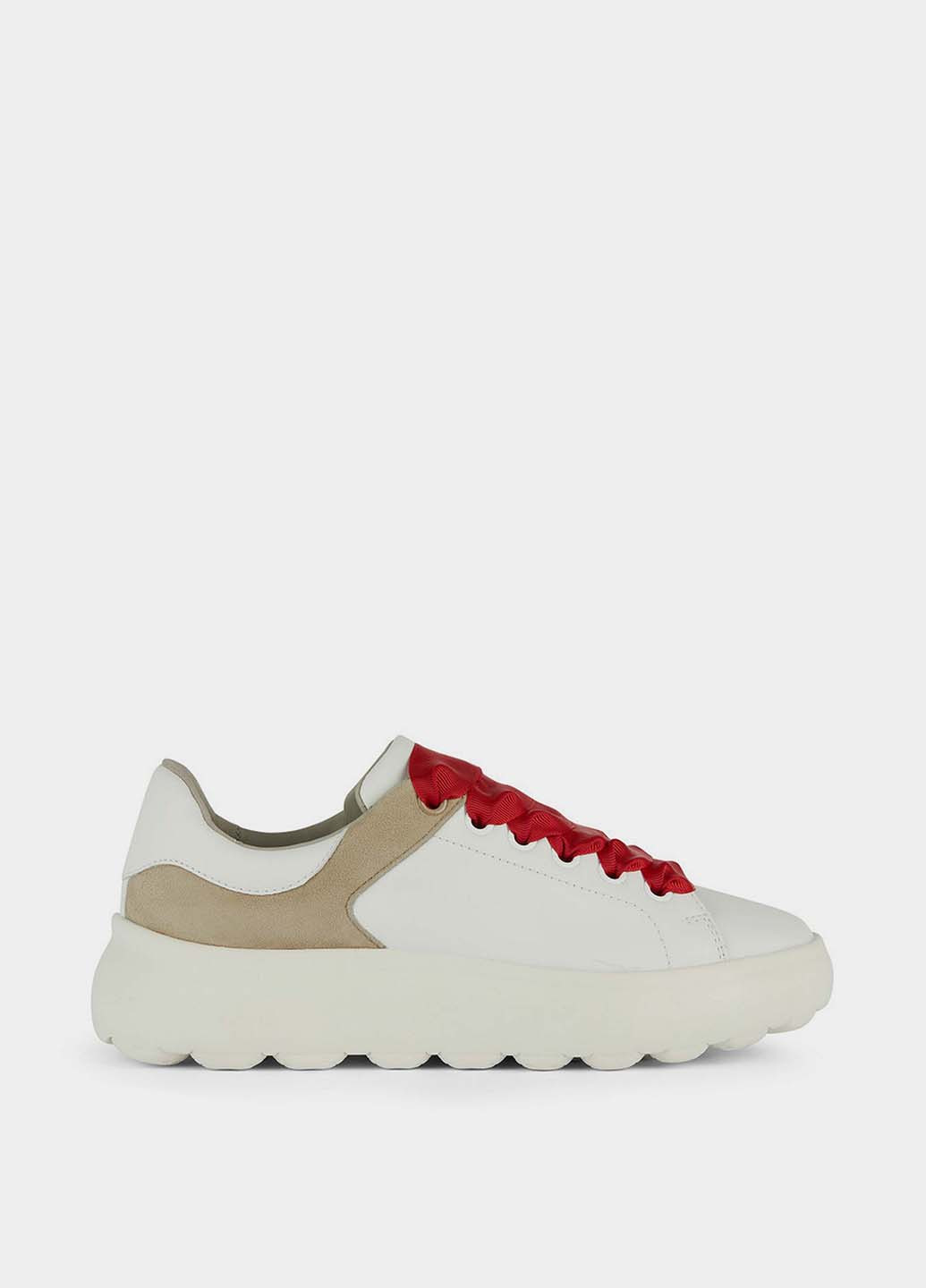 Кроссовки Geox белые демисезоны (330382112)