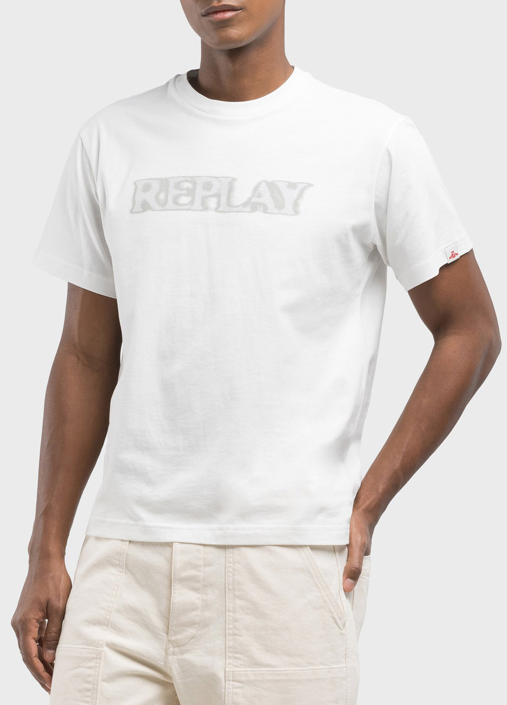 Белая футболка Replay