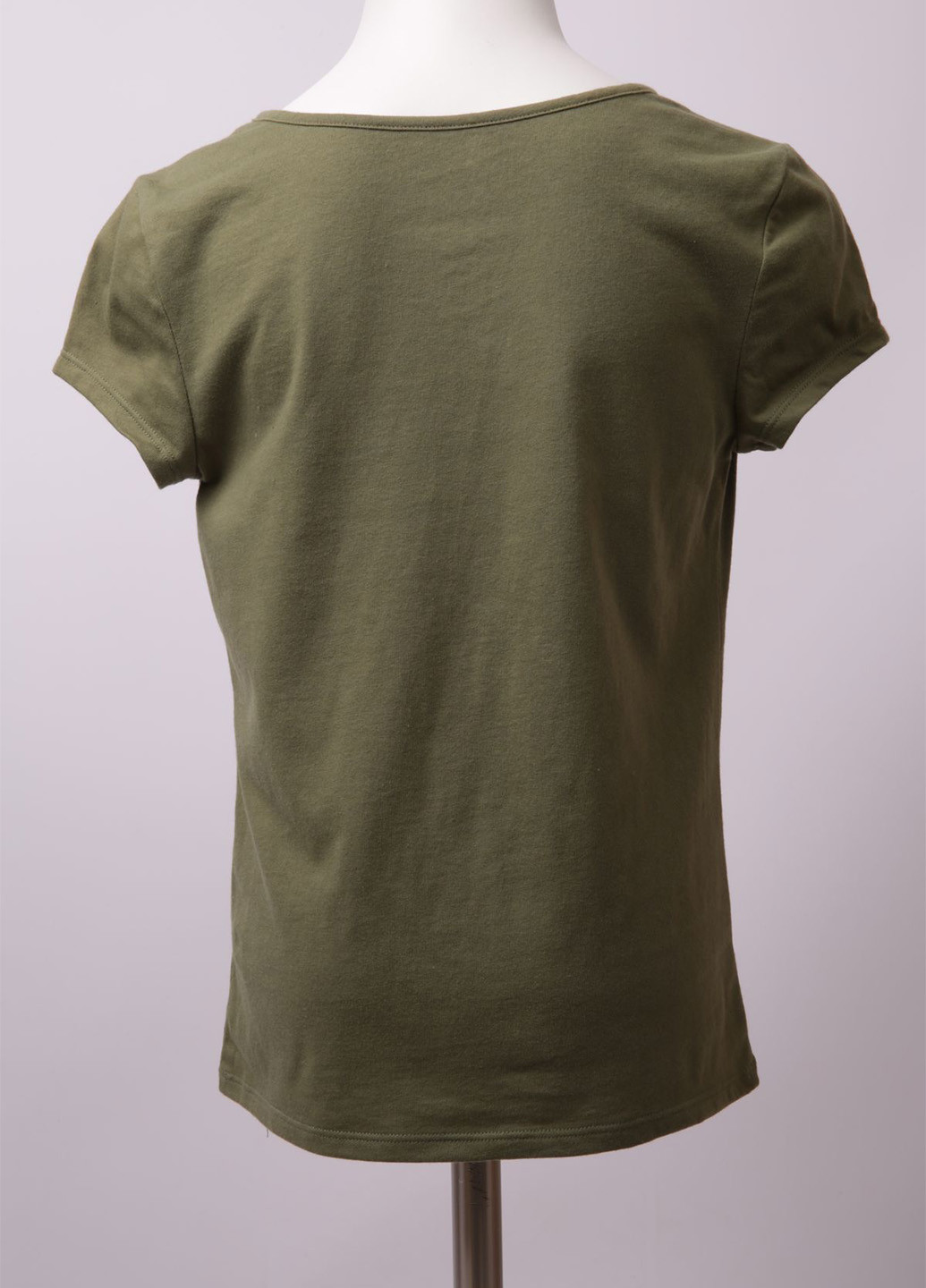 Оливковая (хаки) летняя футболка Justice