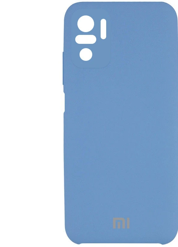 Чохол Silicone Cover Full Camera (AAA) для Xiaomi Redmi Note 10 / Note 10s Синій / Denim Blue (is_00000048213_11) Epik (237834695)