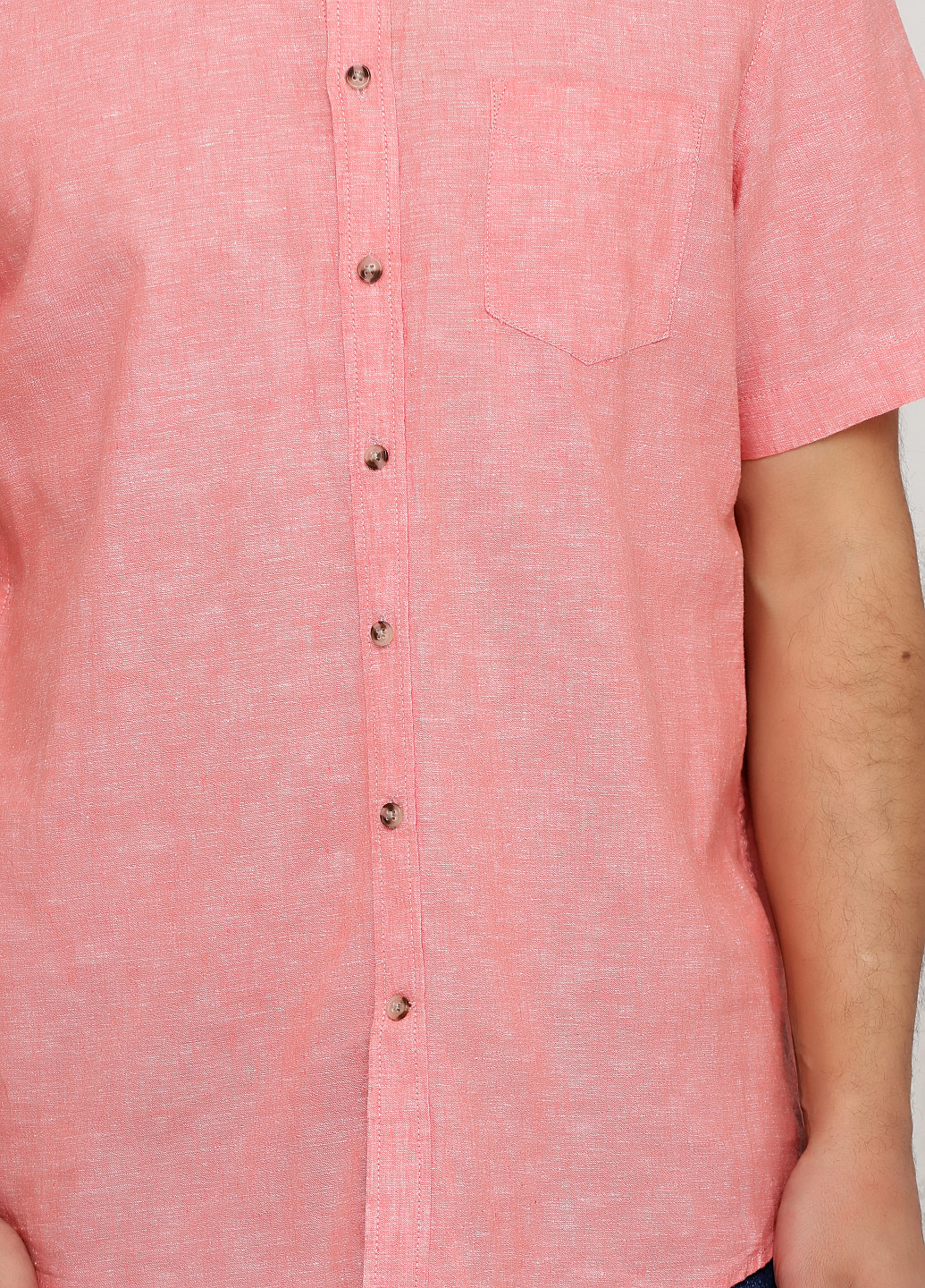 Розовая кэжуал рубашка меланж C&A