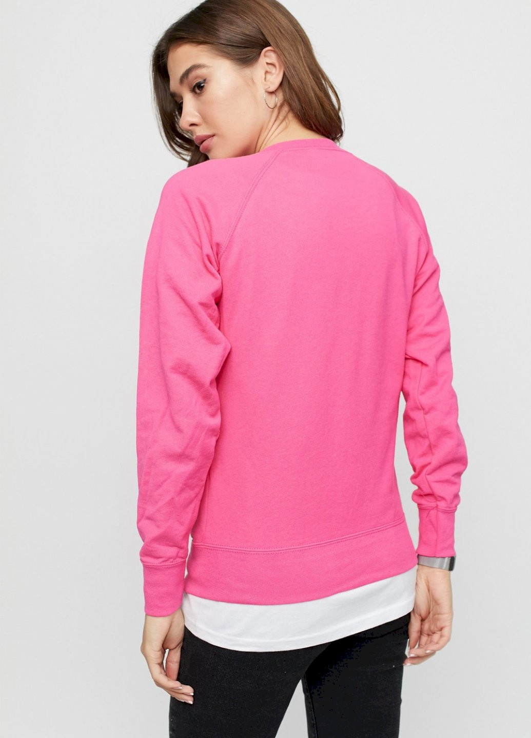 Розовый свитшот женский /no flis/ YAPPI рисунок (251374678)