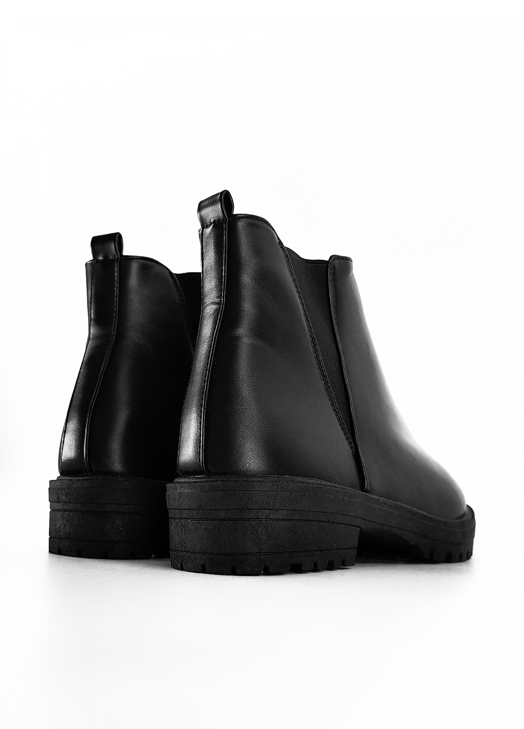 Осенние ботинки Boohoo без декора из искусственной кожи