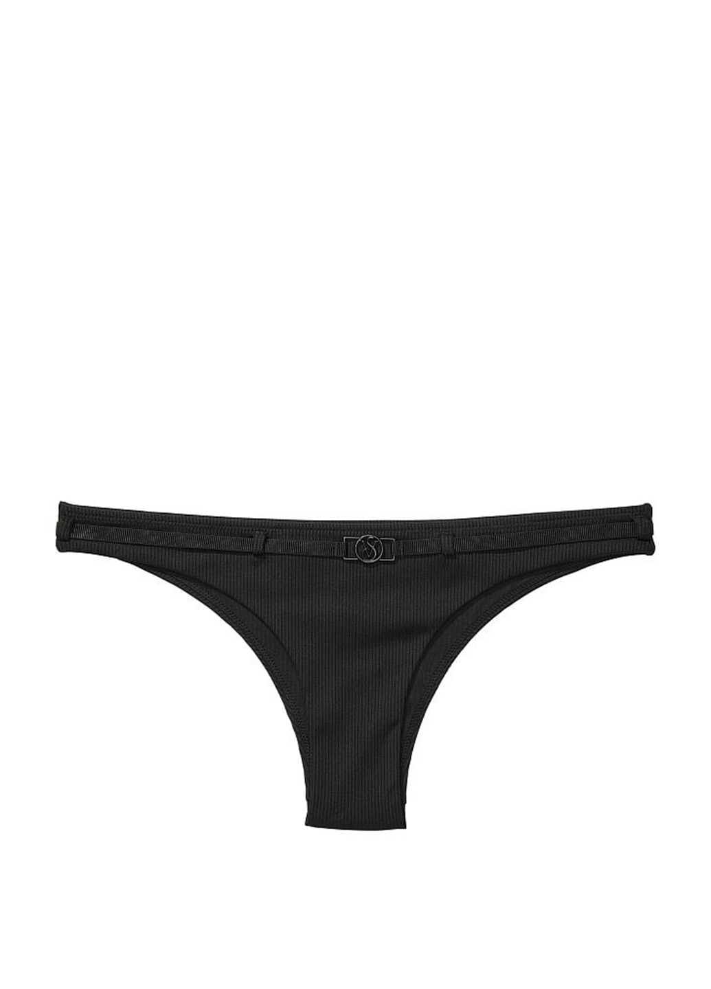 Черный летний купальник (лиф, трусы) бикини Victoria's Secret
