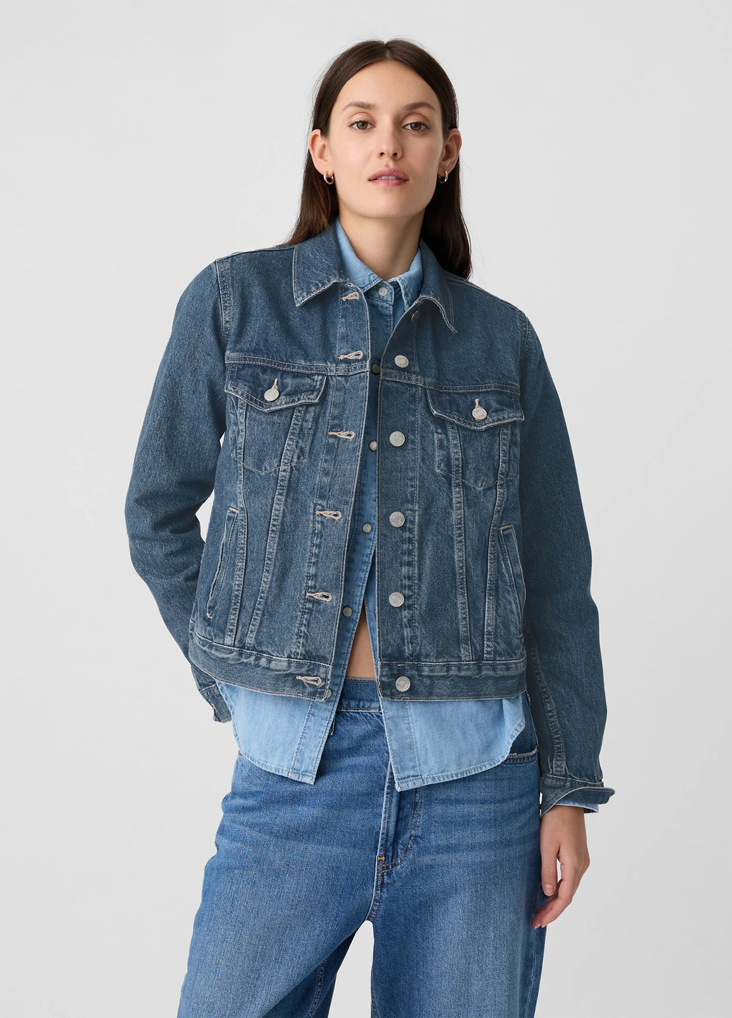 Синяя демисезонная куртка Gap