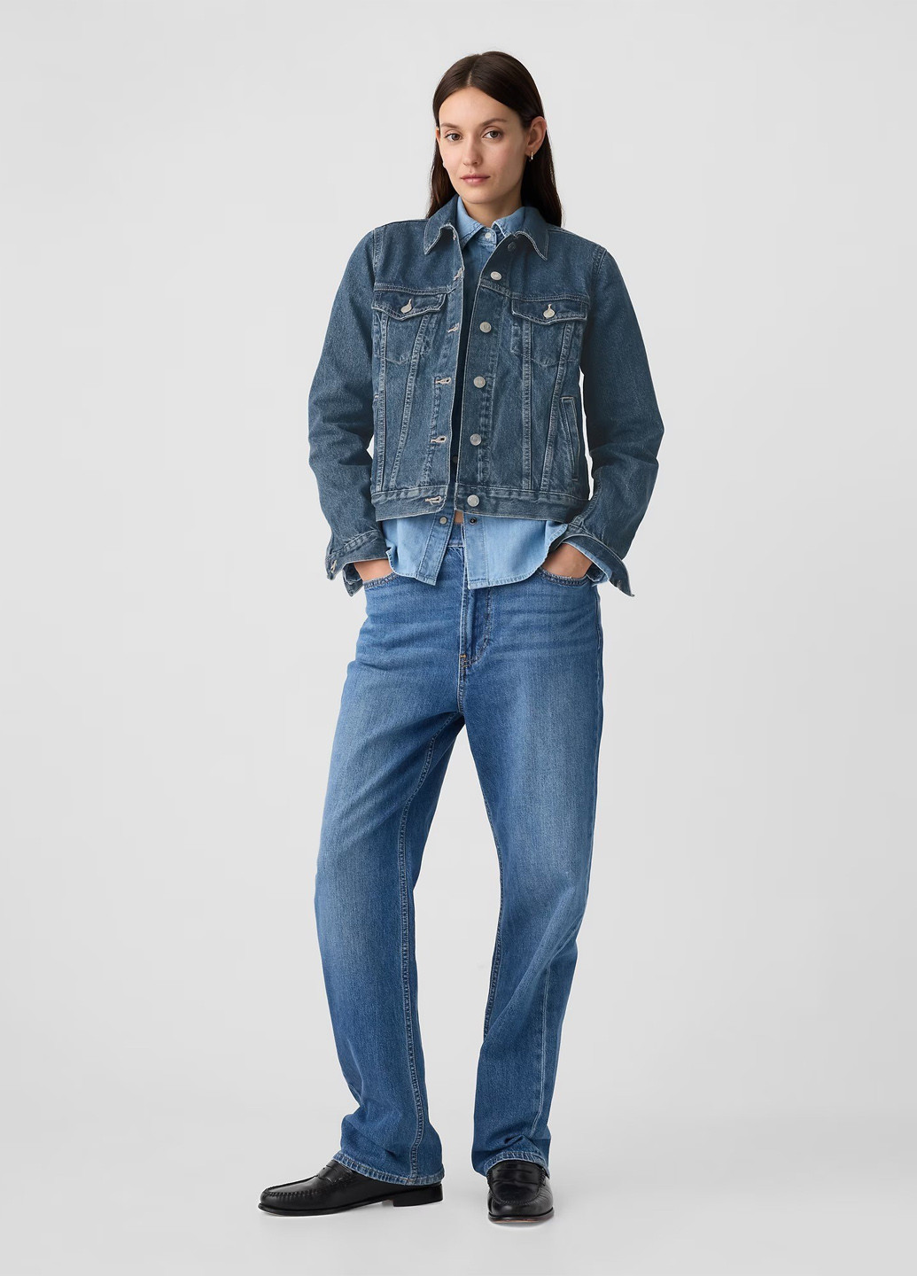 Синяя демисезонная куртка Gap