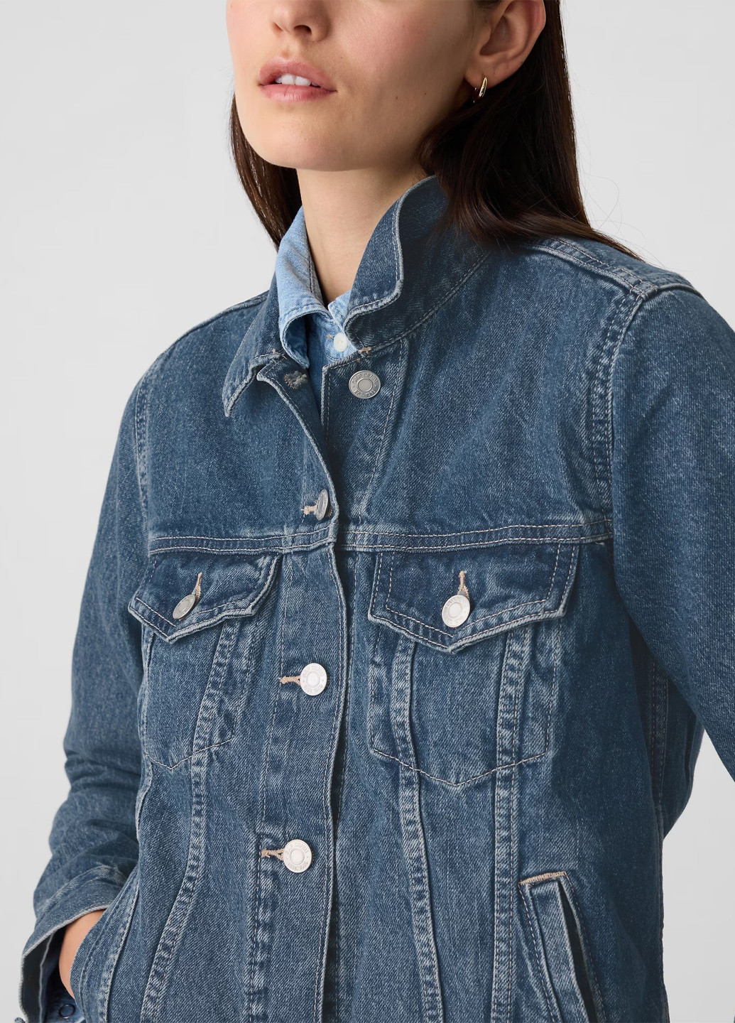 Синяя демисезонная куртка Gap