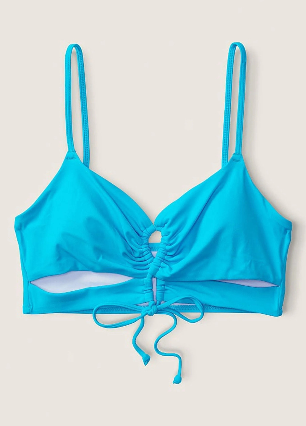 Голубой демисезонный купальник (лиф, трусики) бикини, раздельный Victoria's Secret