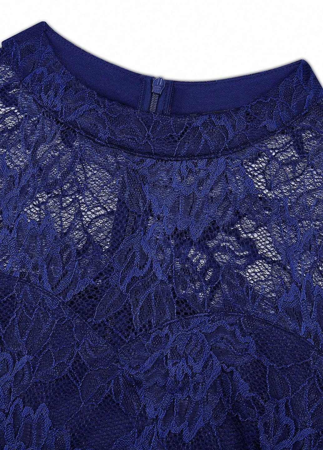 Темно-синя вечірня, святковий сукня кльош SHEIN однотонна