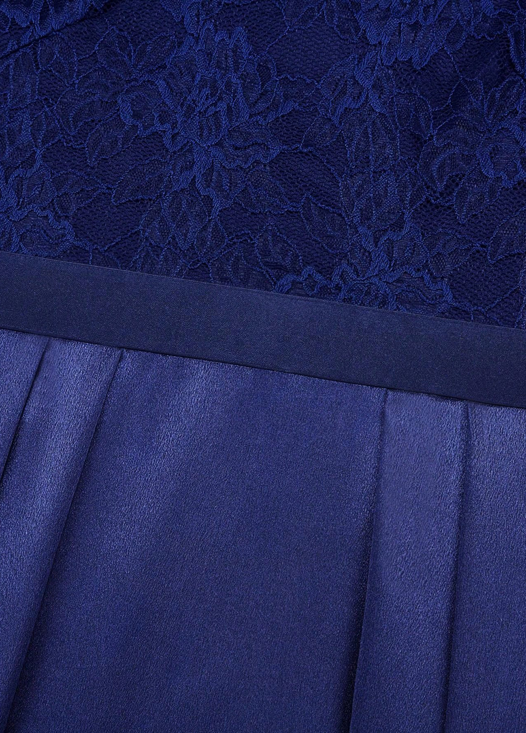 Темно-синя вечірня, святковий сукня кльош SHEIN однотонна