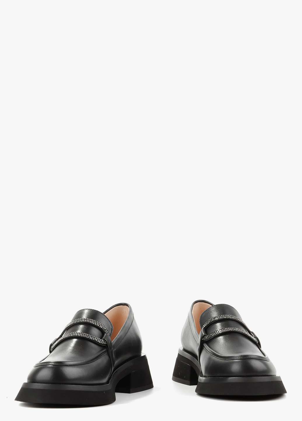 Le'BERDES Туфлі лофери чорний з натуральна шкіра, україна — демісезон (370451988)