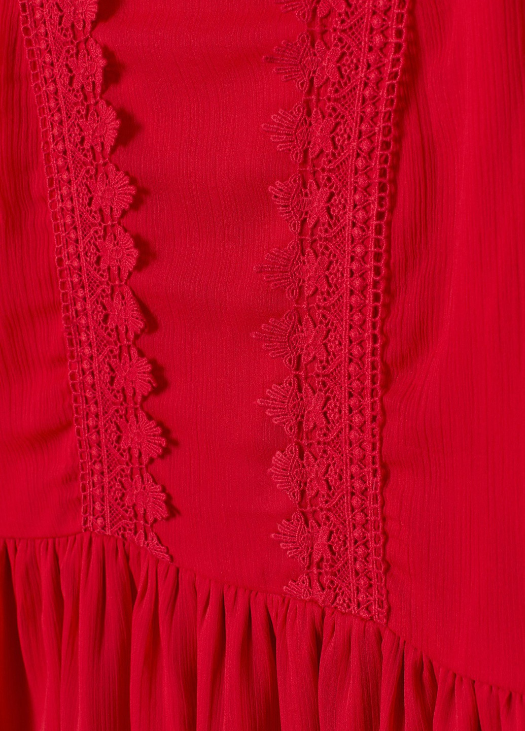 Червона кежуал сукня H&M однотонна