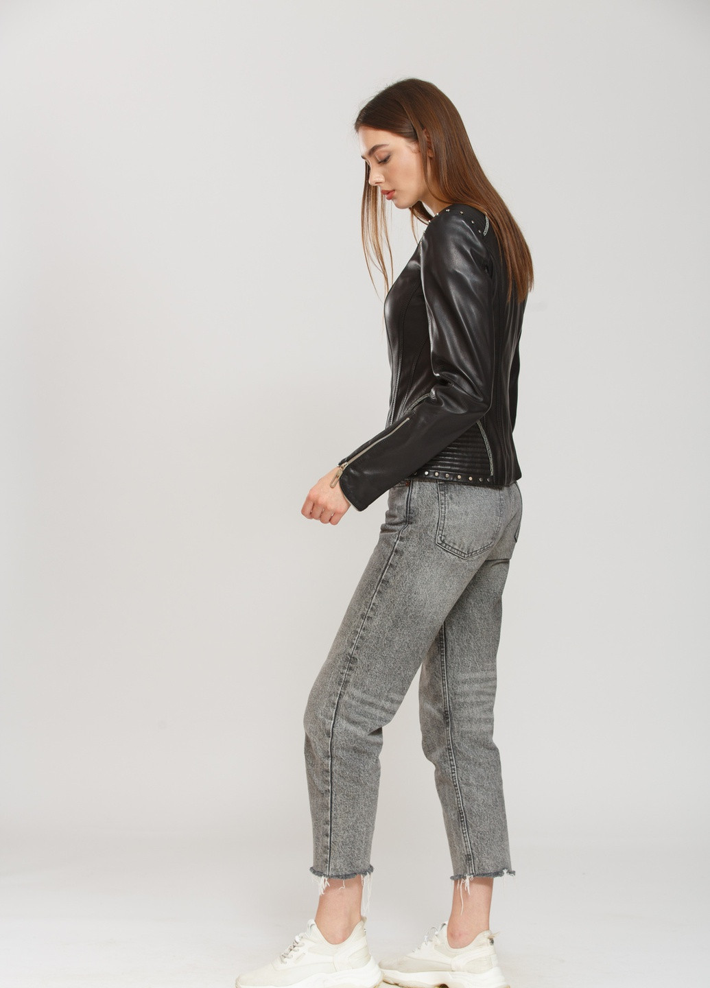 Чорна демісезонна куртка чорний Sacha Pacha