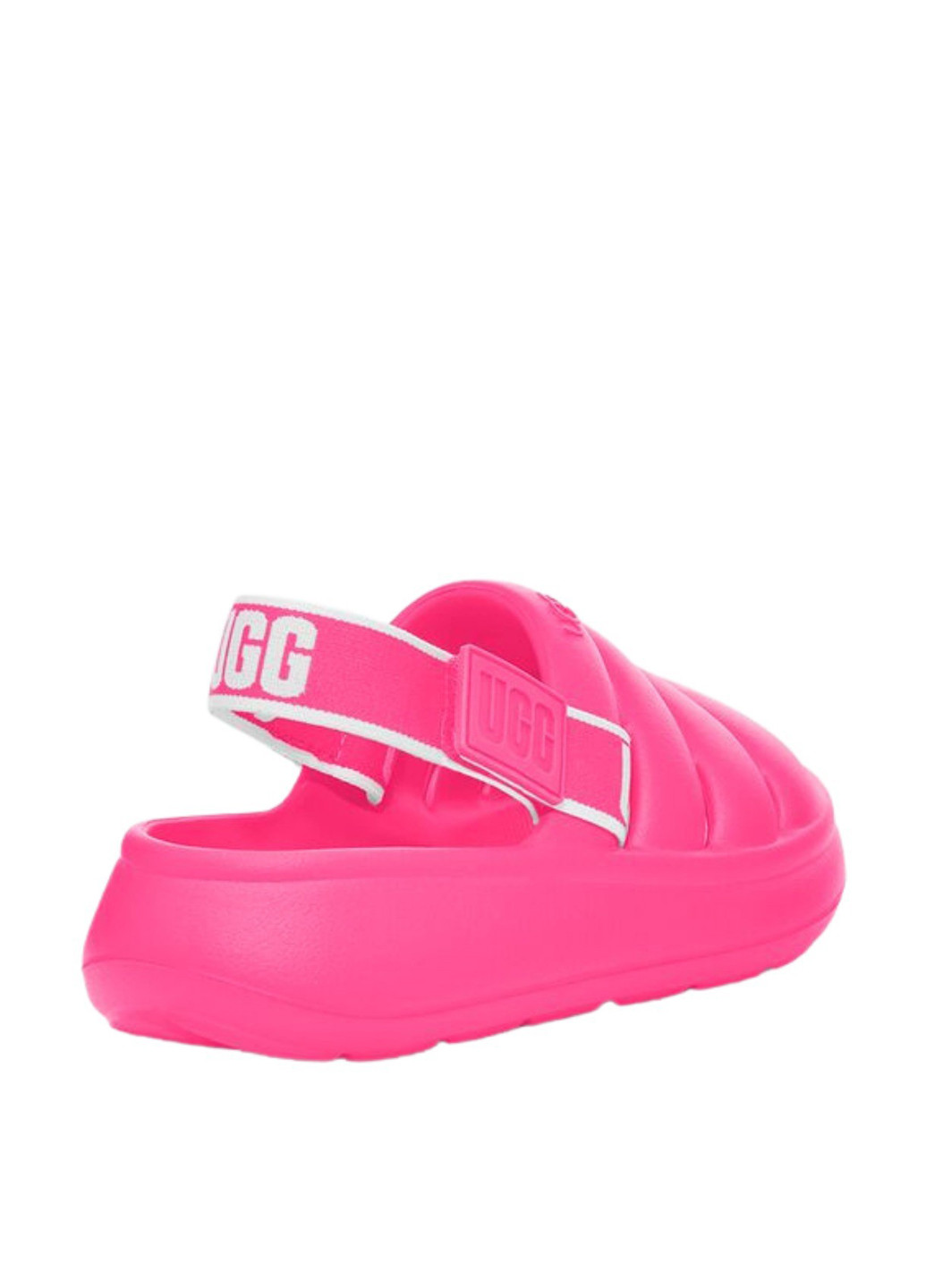 Розовые пляжные, кэжуал сандалии UGG на липучке