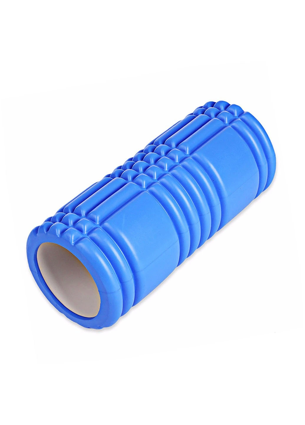Валик масажний Grid Roller v1.0 33 см синій для тригерних точок (trigger point) EasyFit (237657457)