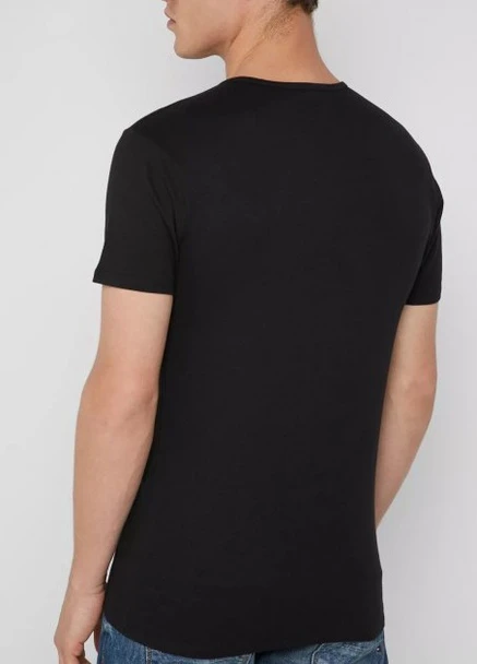 Чорна футболка basic men's crew neck t-shirt 2p 90730701 xl 2 шт black (8718824591902) Puma