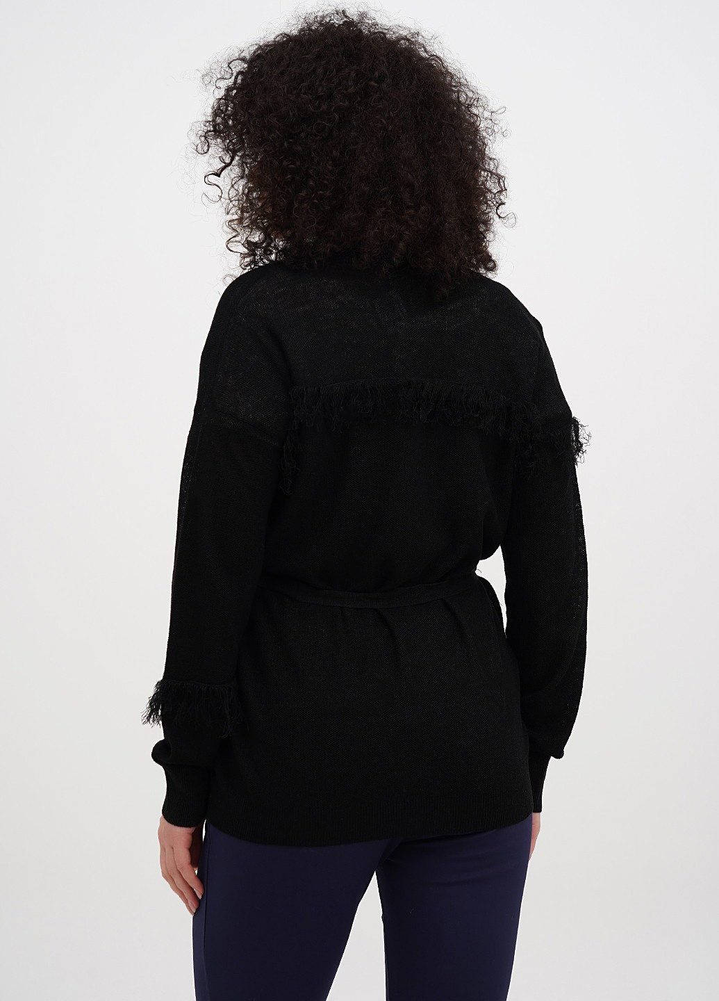 Черный демисезонный кардиган Stefanel