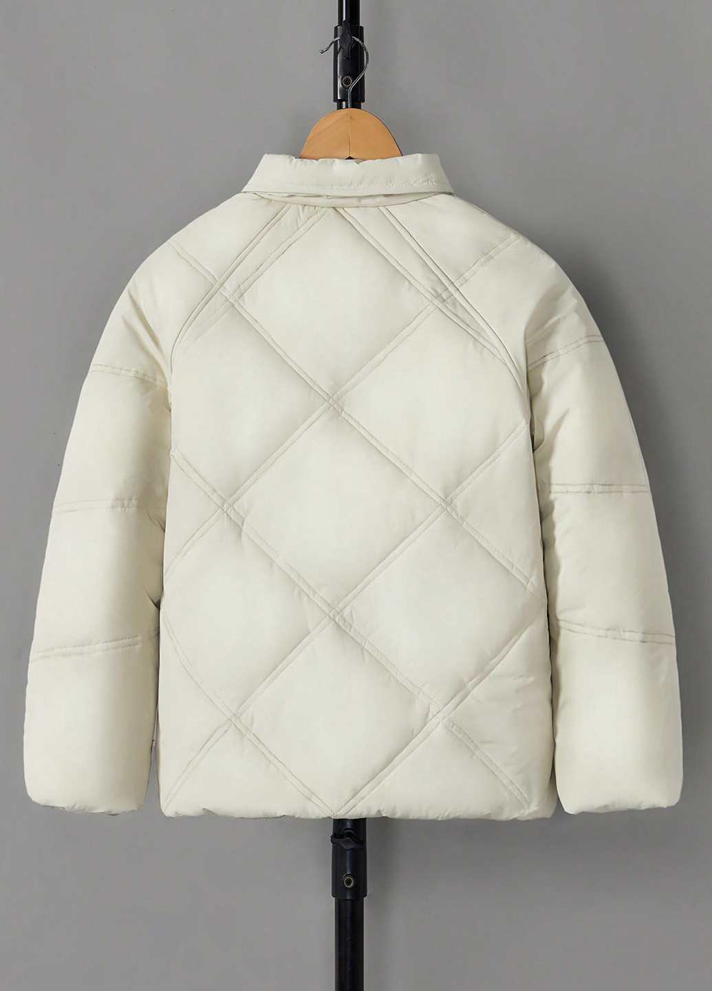 Молочна демісезонна комплект (куртка, сумка) SHEIN