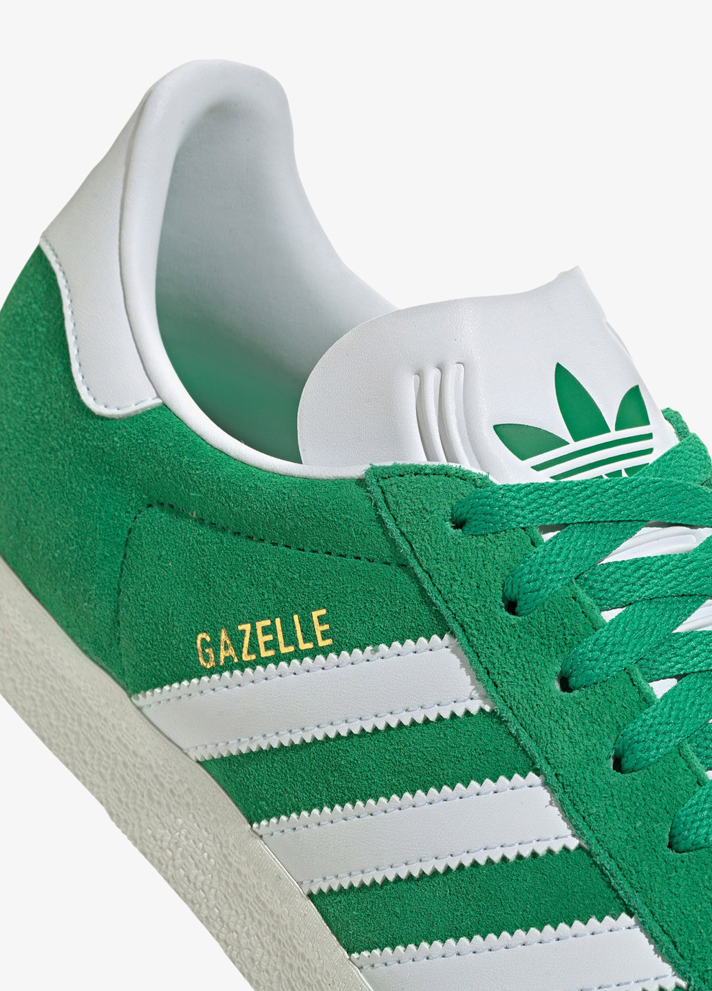 Зеленые летние кроссовки adidas GAZELLE