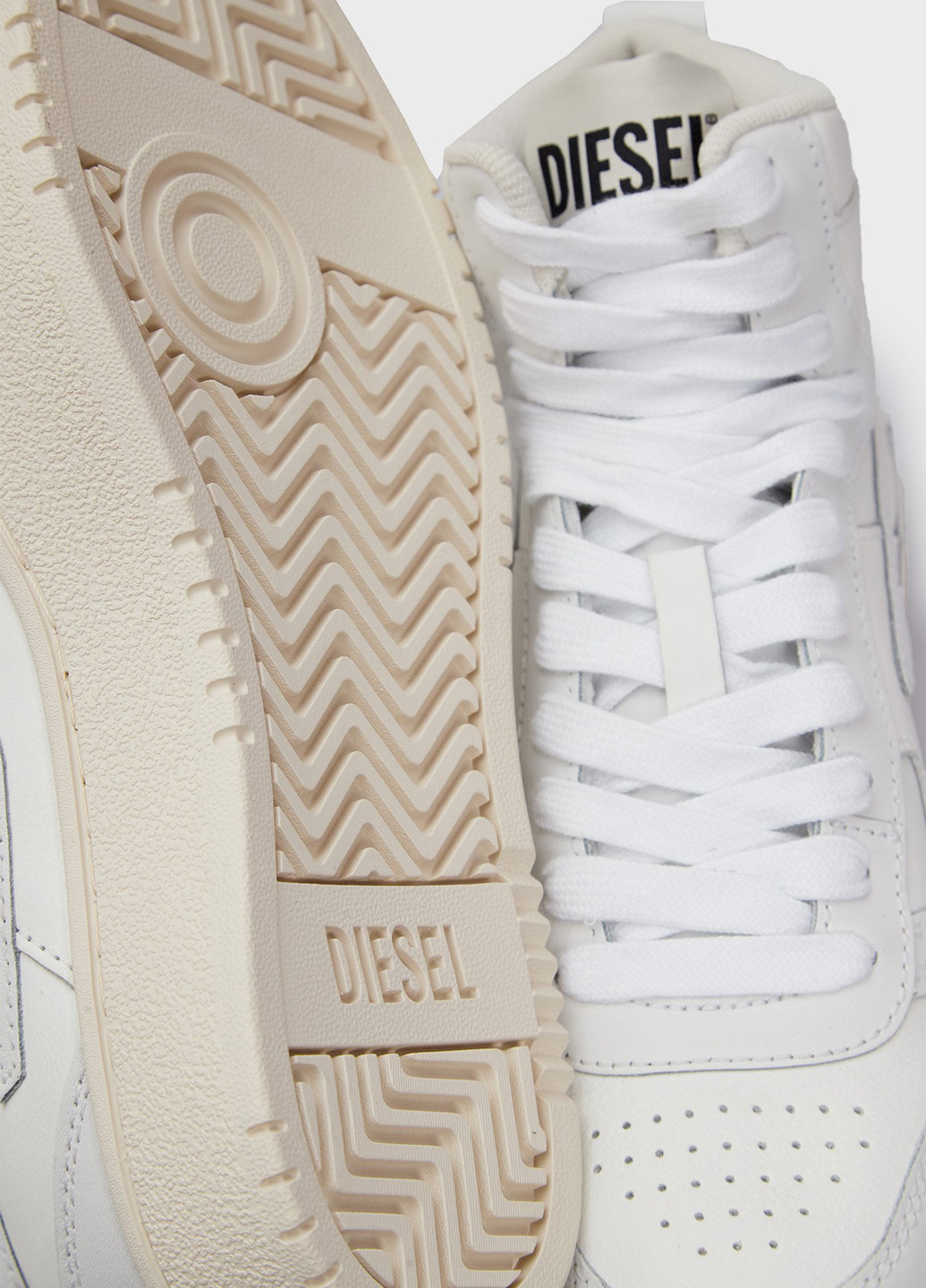 Кроссовки Diesel белые зима (302870165)