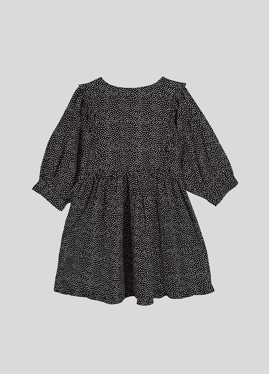 Черно-белое кэжуал платье Asos в горошек