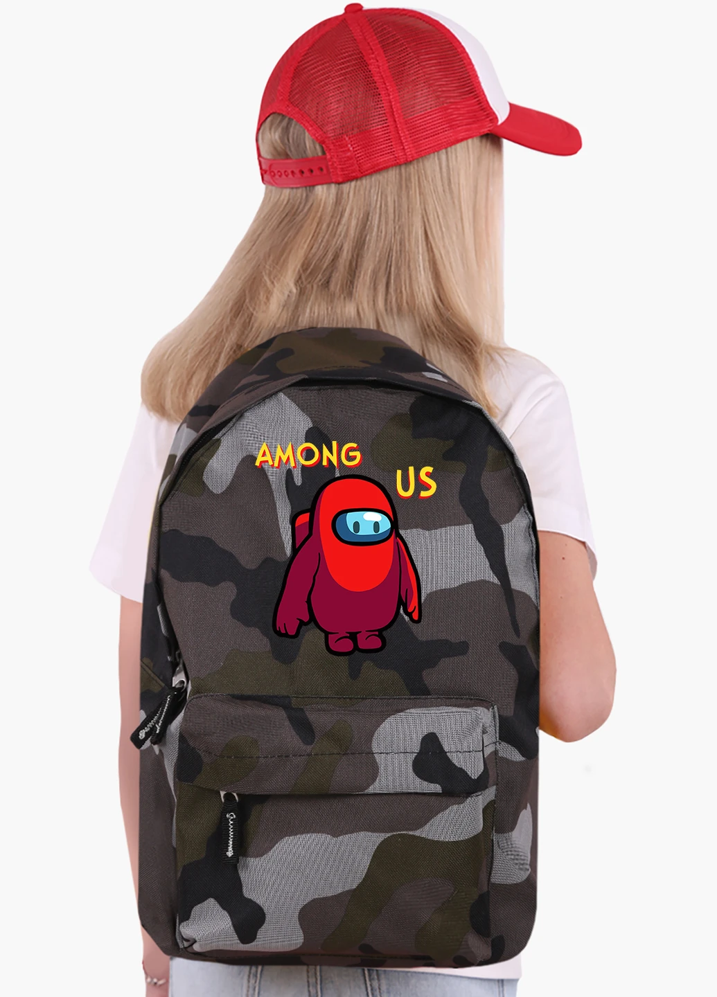 Детский рюкзак Амонг Ас Красный (Among Us Red) (9263-2411) MobiPrint (217075016)