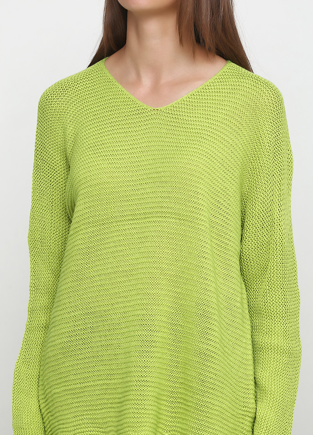 Салатовый демисезонный пуловер пуловер Eser