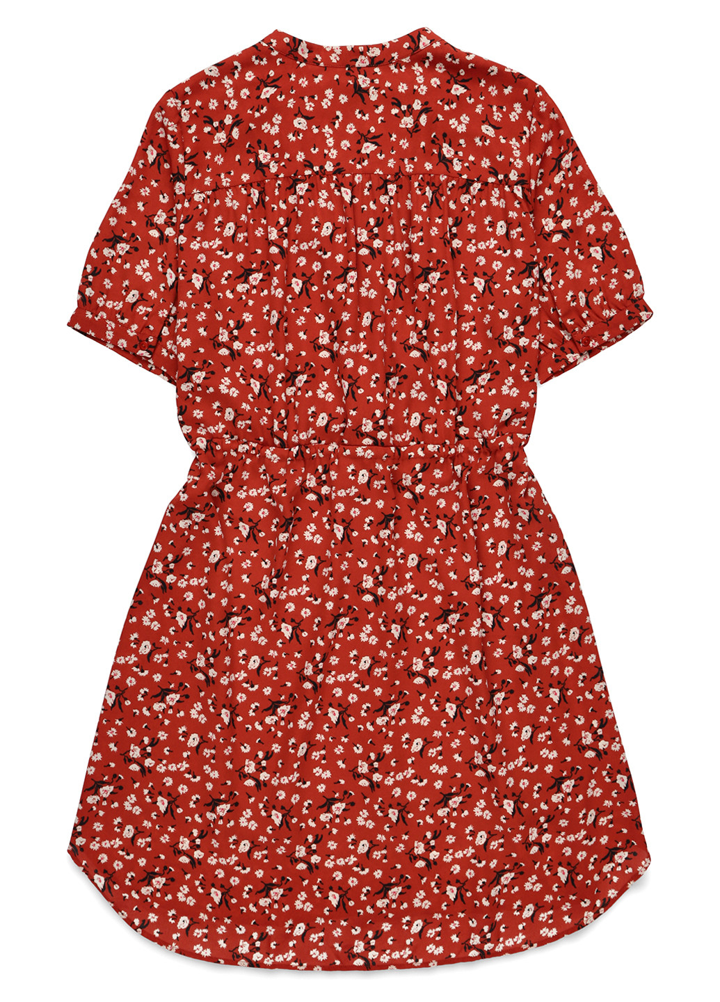 Коричнева кежуал сукня сукня-сорочка Selected Femme з квітковим принтом